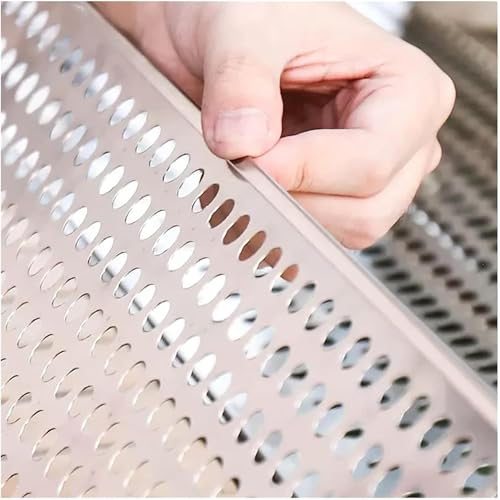 Tôle perforée acier inoxydable 304 pour grille de balcon 30x110 cm extérieure