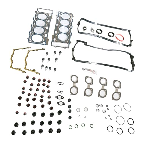Image of PartsFlow Engine Head Gasket Set Fits 02-10 BMW 545i 645Ci 745i 745Li X5 E53 E63 4.4L V8