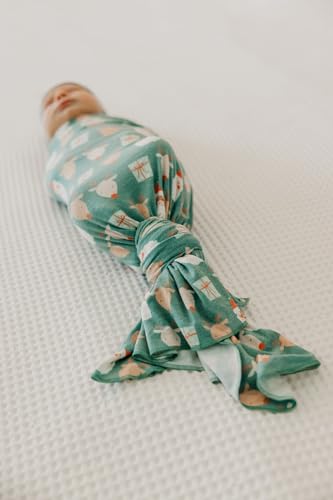 Image of Copper Pearl Swaddle Blankets for Newborns | Soft Stretchy Receiving Blankets for Boys and Girls | Large 46 x 46 Inch Baby Blankets | Lightweight and Breathable Swaddles | Prancer