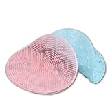 Body Scrubber Pad - Multi-featured silicone scrub pad with exfoliating and refreshing properties for soft, clean skin during shower or bath. (2pcs)