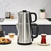 RoyalTea Stainless Steel Smart Tea Maker - 360° Twistable Body, 0.95L Teapot, 1.8L Kettle, Strix Technology, Keep Warm, Automatic Shut Off