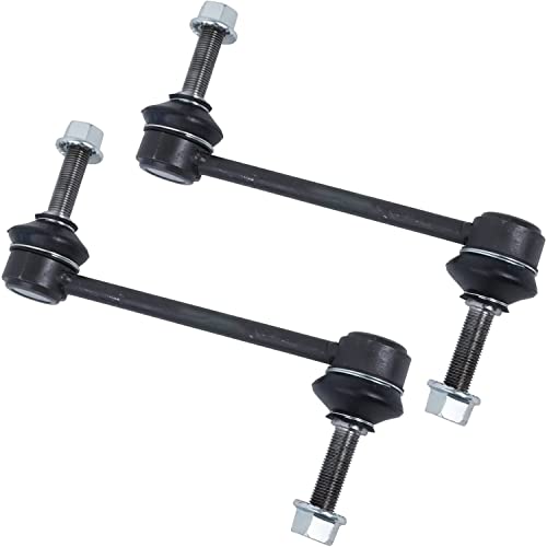 Image of Detroit Axle - 6pc Front Struts Sway bars for Benz GL320 GL350 GL450 ML320 ML350 ML450 ML500 [w /o ADS] Replacement 2 Struts with Coil Spring 2 Sway bar Links 2 Outer Tie Rods