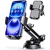 Soporte 3 en 1 para teléfono de coche [122+LBS de succión más fuerte y brazo de abrazadera estable] Montaje ajustable de 360°, soportes para teléfono celular para todos los modelos de