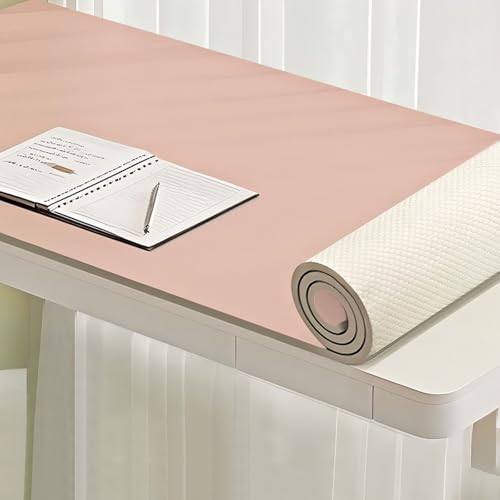 50x80cm 60x100cm �w���Ǝq���̂��߂̐�p�f�X�N�e�[�u���}�b�g ?�o�ی� �_�炩�� ���ɗD�����A�m�C�Y�ጸ �e�[�u���p�b�h ���ʊ���~�߉��H ����3.5mm�A�D�F/�F/�s���N�F/���F/�ΐF �w�K���ی�}�b�g �M�Ղ�������(Pink,40x8