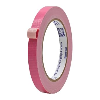 MAT Duct Tape Pink Industrial Grade, 1/2 inch x 60 ft. Waterproof, UV Resistant for Crafts, Home Improvement, Repairs, Projects