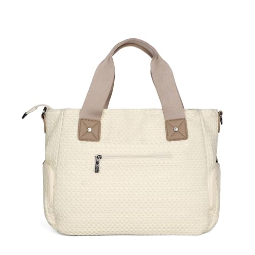 Image of EXOTIC Aira Utility Tote Bag for Women | Premium Textured Handbag with Multiple Pockets, Shoulder Straps & Spacious Compartments | Office, Travel & Daily Use