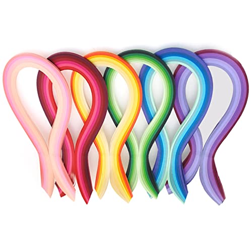 Bandes de Papier Quilling, Papier Pour Quilling, 720 Pièces Ensemble de Papier Quilling, pour...