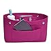 Produktbild NOTAG Taschenorganizer Handtasche Kosmetik Organizer Tasche Organizer Leichte Große Kapazität Aufbewahrungstasche Accessoires Kosmetiktasche 6 Farben (L, Rosa)