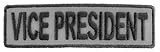 Vice President Patch, Motorcycle Club Patches for Bikers