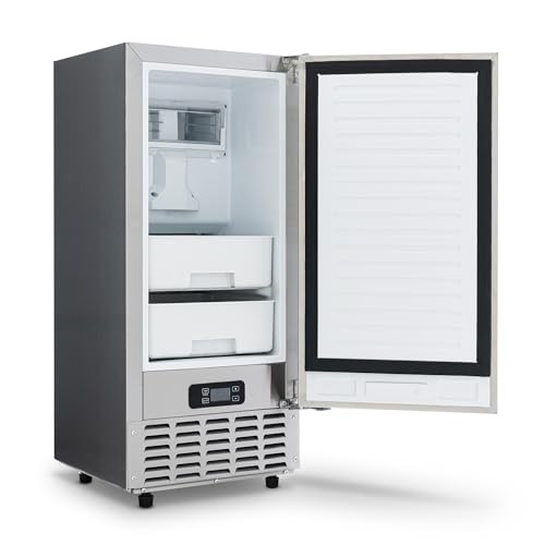Newair NCI066SSN0 15 Inch Undercounter Nugget Ice Maker, Pebble Ice Maker Producing 66 Lbs. Daily, Built-In Or Freestanding In Stainless Steel, Sonic Ice Makers For Home thumb #12