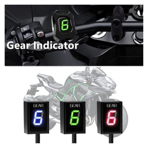 Indicateur d'équipement de moto LED 1-6 rapports pour Z1000SX Z800 Versys 650