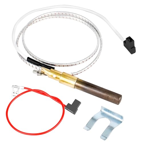 21'100112328 Thermopile for Water Heater,750 Millivolt Waters Heaters Thermocouple Compatible with Reliance,Whirlpool, A.O.Smith,Kenmore, American Water Heater,Rheem Thermopile Replaces 9007872005