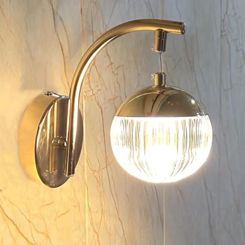 Image of Golden Luxury Modern Creative Three Color Led Wall Lamp for Living Room Bedroom Etc Home Decoration. (Pack of 1)