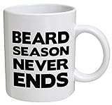Funny Mug - Beard season never ends, dad, father - 11 OZ Coffee Mugs - Funny Inspirational and sarcasm - By A Mug To Keep TM