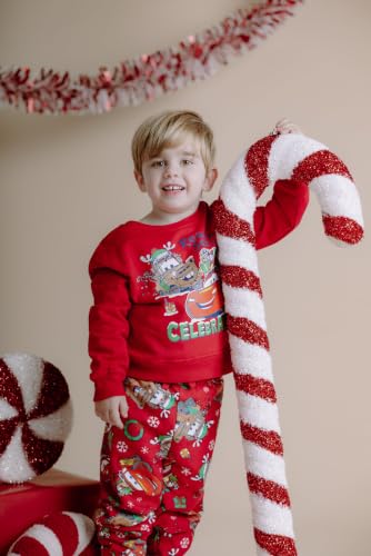 Image of Disney Holiday 2-Piece Fleece Sweatshirt and Pants Set for Baby & Kids