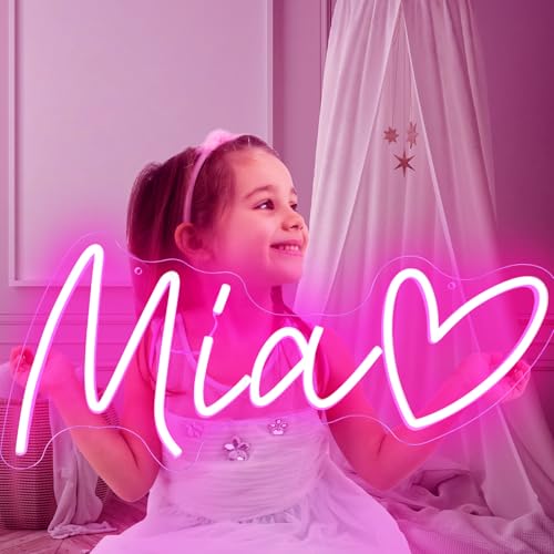 Neon Personalizado, Letrero de Neón Personalizados, Cartel Luminoso Led Personalizado, Letras Led Neón Personalizadas para Boda Cumpleaños Fiesta Bar Pared Dormitorio