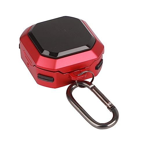 Gugxiom Funda para Auriculares Inalámbricos, Cubierta Protectora Gruesa para Auriculares Inalámbricos, Función de Bloqueo para Buds Live, Color Rojo para Correr