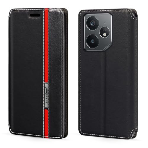 Shantime �N���V�b�N�X�g���C�v���U�[���P�[�X OPPO Realme Neo 7 5G �Ƃ̌݊������� �B���}�O�l�b�g �J�[�h���[ �R���g���X�g�z�F�f�U�C��(�u���b�N)