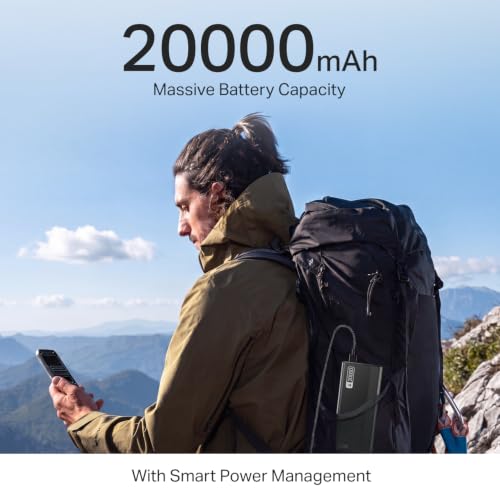 Image of boAt (2026 Launch) Energyshroom PB401 20000 mAh 22.5W Fast Charging Power Bank (4X Output Ports, Supports Android, iPhone, Tablets, Earbuds, etc.), USB Type C (Onyx Black)