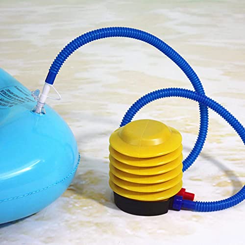 Image of Gym Ball Air Pump | Portable Air Pump with Hose | Plastic Labor-Saving Air Inflatable Pump Exercise Ball, Balloon, Swimming Ring, Pool Toys