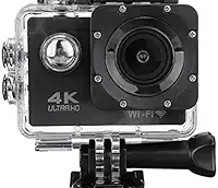 CIC Câmera Sports Prova d´água Fotográfica WiFi Original Filmadora DV Ultra HD 4K 30fps 30m, Preto