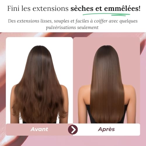 Spray pour extensions de cheveux Rubin Extensions à la kératine 200 ml