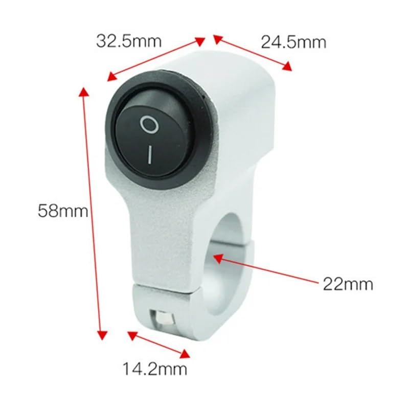 Interruptor de motocicleta universal para solucionar fallos en faros 6