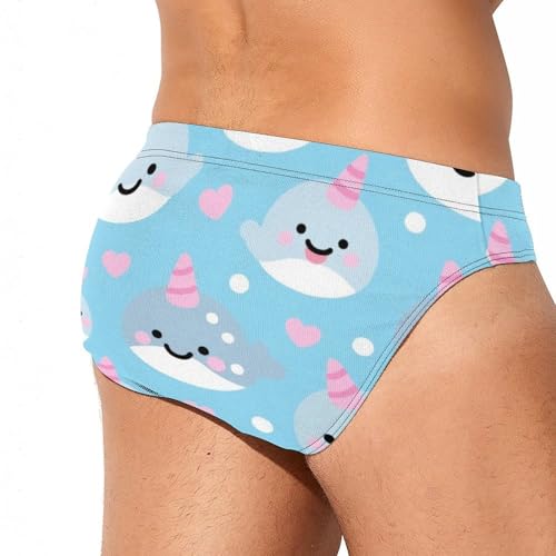 Men & Boy's Low Rise Board Triangle Briefs Bikini Triangle Beach Shorts3