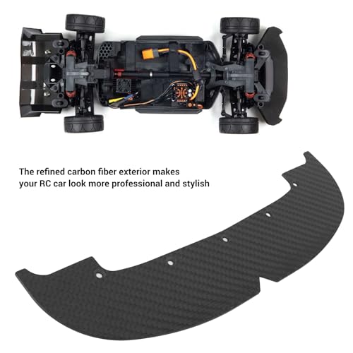Carbon Fiber Front Splitter Stoßfest RC Auto Front Stoßstange Splitter Ersatz für Arrma Vendetta 4wd 3s Blx