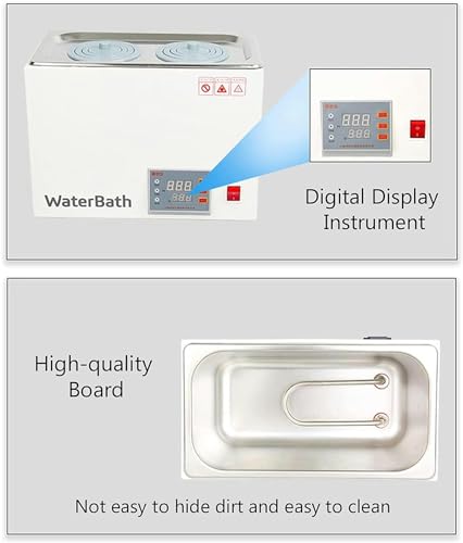 Bain d'eau chauffé numérique pour éliminer les variations de température