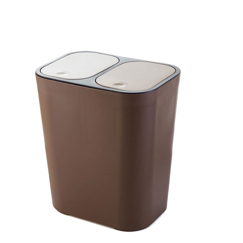 Papeleras Para Cocina(A) Papeleras Para Cocina(A) - Cesta rectangular de interior - Ideal para uso doméstico - Cubo de almacenamiento de plástico de 12 L / 3 galones - Ideal para la cocina o el baño