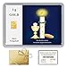 Produktbild 1g Goldbarren 999,9 Feingold in Motivbox"Zur Konfirmation" in edler Verpackung (New Edition)