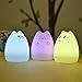 SCOPOW Night Lights for Kids Room Squishy Cat Lamp for Desk Decor, Kawaii Anime Silicon Light Up for Toddler Baby Girls, Cute Cat Themed Gifts for Cat Lovers