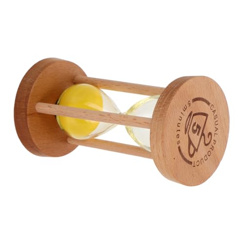 ABOOFAN Timer a Da 5 Minuti Per Bambini, Timer Per Lavarsi i Denti e Per Bagno, Gialla 5x9cm, Educativo Per Bambini, Accessorio Bagno Divertente e Funzionale