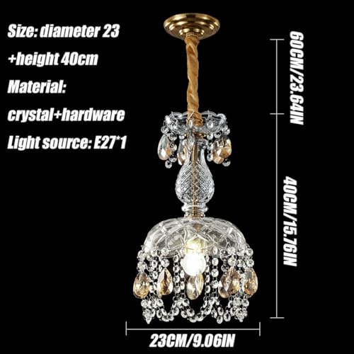 Lampe de plafond pour chambre à coucher au design suspendu chic