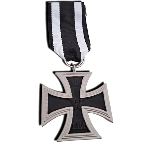 FREECROWS Iron Cross 1914 - Black Cross Order II Class ww1 German Medal - Military of Prussia - Ribbon Repro
