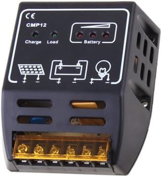Anself Solar Charge Controller Solar Panel Battery Regulator Safe Protection10A 12V/24V