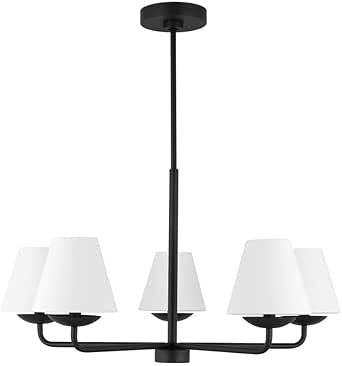 Scott Living DJC1175MBK Albion Medium Chandelier Midnight Black