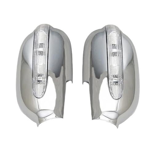 Coques rétroviseurs chromées pour Corolla 1996-2000 avec éclats LED