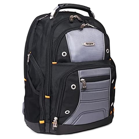 Targus Drifter II Laptop Backpack, Black/Gray - Backpack for Men, Business, Travel, Durable Water-Resistant Material Fits up to 17" Laptops (TSB239US) Cover