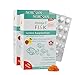 Produktbild NORSAN Omega 3 FISK Jelly 120 2er Pack (2x 120 Jellys) - Omega 3 hochdosiert für Kinder (250 mg pro Kaugeleedrops) - hochwertiges Fischöl mit EPA & DHA - mit Zitrone-Erdbeer-Geschmack