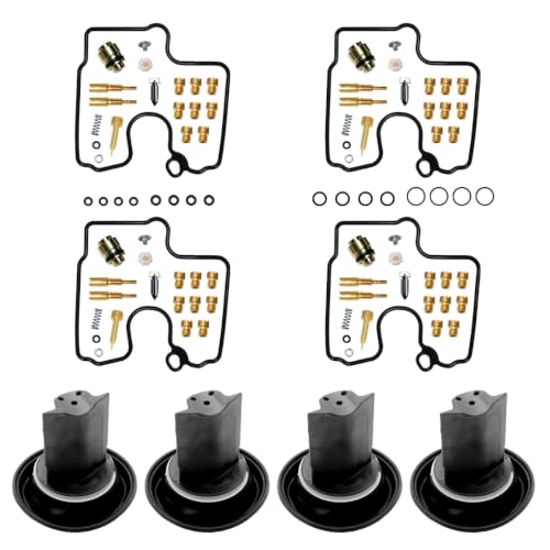 Kit réparation carburateur ZX600 J contre le ralenti instable avec pointeau 16QS1 et flotteur