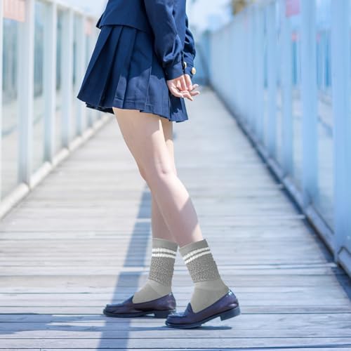 Slouch Socks Striped Slouch Scrunch Socks for Women Girls 90s Party4