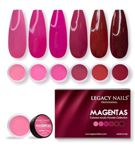 Legacy Nails Professional Kit Polvo Acrílico 6 Colores miniatura 1