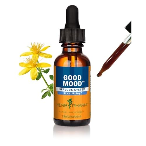 Herb Pharm Good Mood Liquid Herbal Formula with St. John’s Wort for Healthy Emotional Balance – 1 Ounce