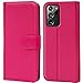 Produktbild Conie Handyhülle für Samsung Galaxy Note 20 Ultra Hülle, Premium PU Leder Flip Schutzhülle klappbar für Samsung Galaxy Note 20 Ultra Tasche, Pink