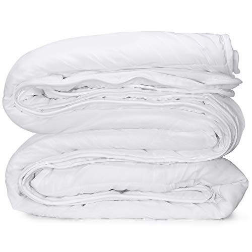 Celeep Thin Duvet Insert (86 x 86 Inches) - White, All Season Down
