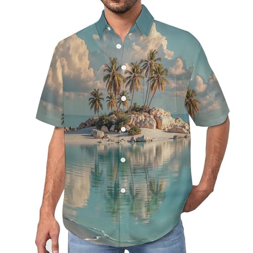 Chemise hawaïenne homme anti-transpiration pour rester frais à la plage