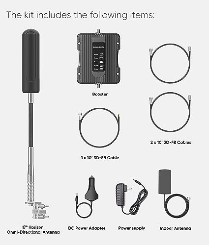 Signalbrick KT1 Cell Phone Booster For Truck Rv Vehicle, Cell Phone Signal Booster Compatible With All U.S. Carriers At&T, Verizon, T-Mobile & More thumb #6