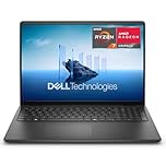 Dell 16 Laptop DC16255 16-Inch 2K (1920x1200), AMD Ryzen 7 250, AMD Radeon Graphics, 16GB DDR5 RAM, 1TB SSD, Windows 11 Home, Fingerprint Reader, UK Qwerty Backlit Keyboard, Carbon Black